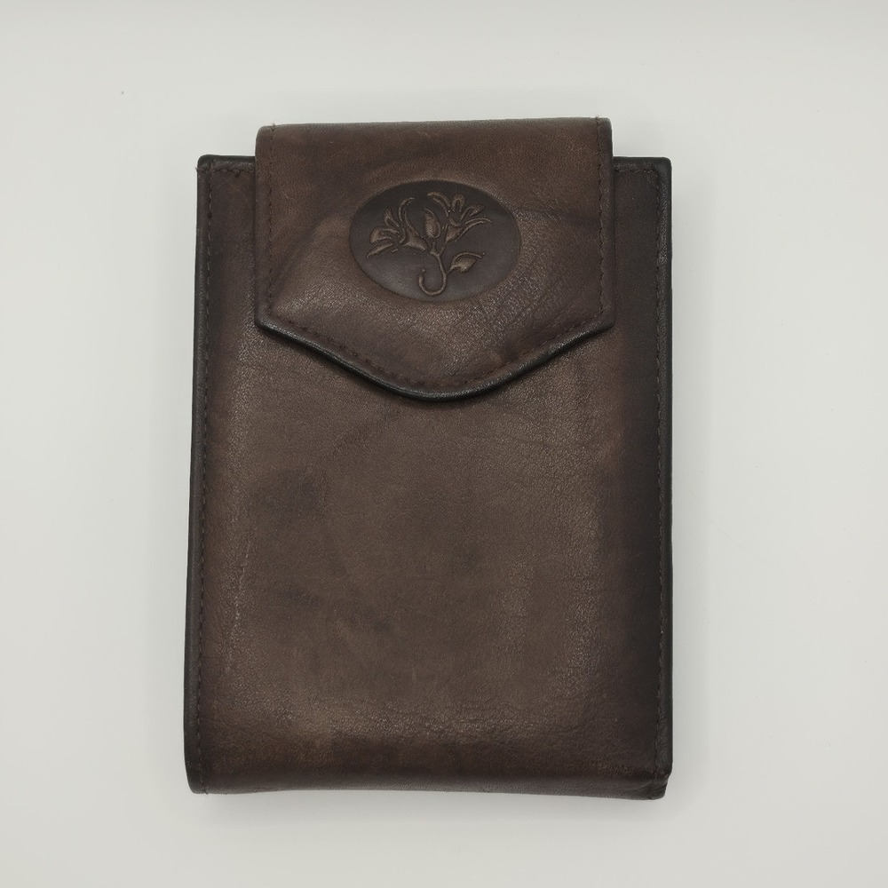 Buxton Billfold Heiress Brown Top Grain Cowhide Leather Wallet